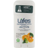 Lafe's Deodorant Stick Active Citrus & Bergamot - Дезодорант-стик "Цитрус и бергамот"