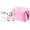 Versace Bright Crystal - Набор (EDT90+B/L100+ косметичка)