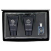 Versace pour Homme - Подарочный набор (EDT5+S/G25+A/SH25)