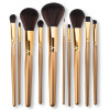 Bellapierre Professional Brush Set Gold - Профессиональный набор из 10 кистей для макияжа