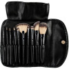 Bellapierre Professional Brush Set Black - Профессиональный набор из 10 кистей для макияжа