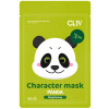 CLIV Character Mask Panda - Тканевая маска для сияния кожи лица "Панда"