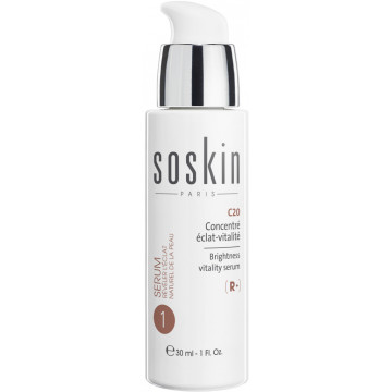 Купить - Soskin C20 Brightness Vitality Serum - Гель для лица "Энергия и сияние" с витамином C