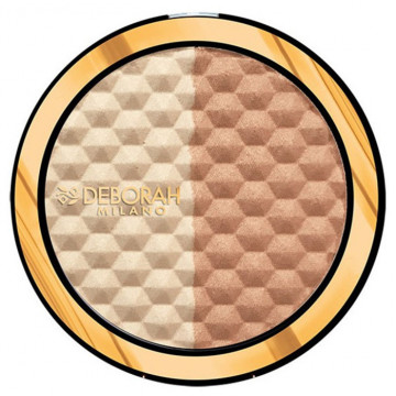Купить - Deborah Metallic Duo Strobing Palette - Корректор для лица 2 в 1