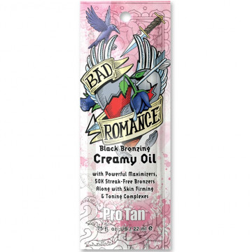 Купить - Pro Tan Bad Romance Black Bronzing Creamy Oil - Лосьон для загара с бронзаторами
