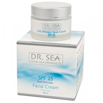 Купить - Dr. Sea Anti-Wrinkle Facial Cream SPF25 - Крем для лица против морщин SPF 25