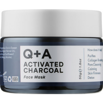 Купить - Q+A Activated Charcoal Face Mask - Маска для лица с активированным углем