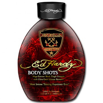 Купить - Ed Hardy Body Shots - Крем для солярия с тинглами