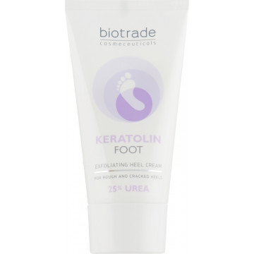 Купить - Biotrade Keratolin Foot Exfoliating Heel Cream - Крем для ног с 25% мочевиной