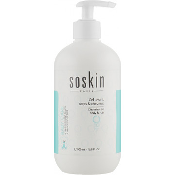 Купить - Soskin Cleansing Gel Body & Hair - Детский очищающий гель для тела и волос