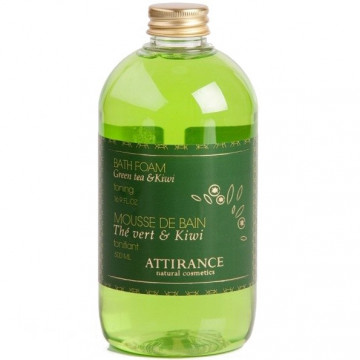 Купить - Attirance Green Tea & Kiwi Toning Bath Foam - Пена для ванны Зеленый чай и Киви