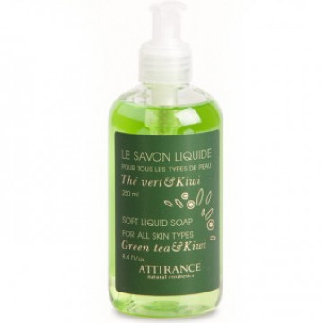 Купить - Attirance Green Tea & Kiwi Liquid Soap - Жидкое мыло Зеленый чай и Киви