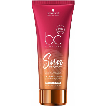 Купить - Schwarzkopf Professional Bonacure Sun Protect Hair & Body Bath - Шампунь для волос и тела