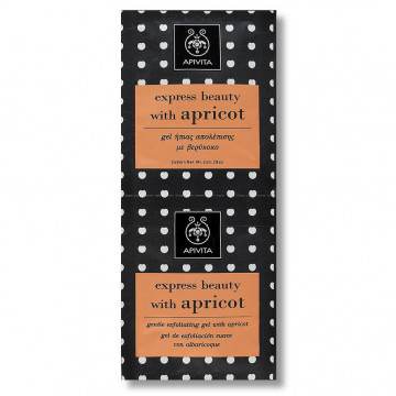 Купить - Apivita express beauty gentle exfoliating gel with apricot - Деликатный отшелушивающий гель с абрикосом