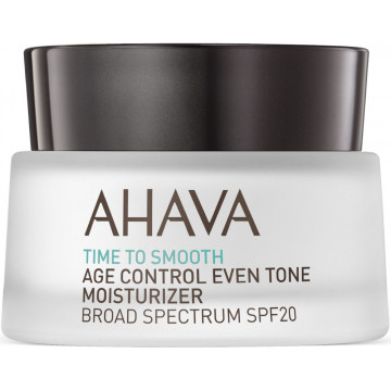 Купить - Ahava Time to Smooth Age Control Even Tone Moisturizer Broad Spectrum SPF 20 - Крем омолаживающий увлажняющий, выравнивающий тон кожи SPF 20