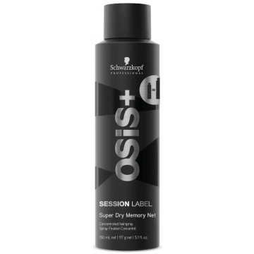 Купить - Schwarzkopf Professional Osis Session Label Super Dry Memory Net - Суперконцентрированный лак для волос