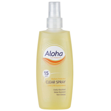 Купить - Aloha Sun Protection Clear Spray SPF 15 - Прозрачный солнцезащитный спрей 