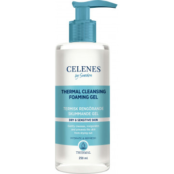 Купить - Celenes Thermal Cleansing Foaming Gel - Термальная очищающая гель-пенка для сухой и чувствительной кожи лица