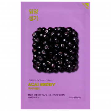 Купить - Holika Holika Pure Essence Mask Sheet Acai Berry - Тканевая маска с ягодами асаи