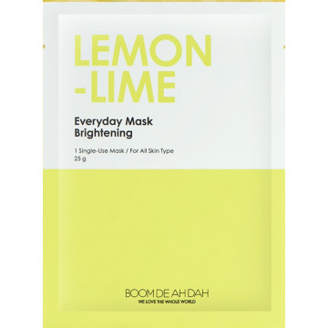 Купить - Boom De Ah Dah Everyday Mask Brightening Lemon-Lime - Осветляющая маска для лица