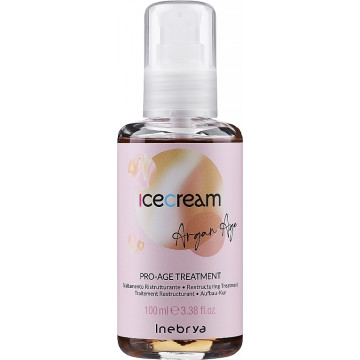 Купить - Inebrya Ice Cream Pro Age Treatment Argan Oil - Аргановое масло против посеченных кончиков