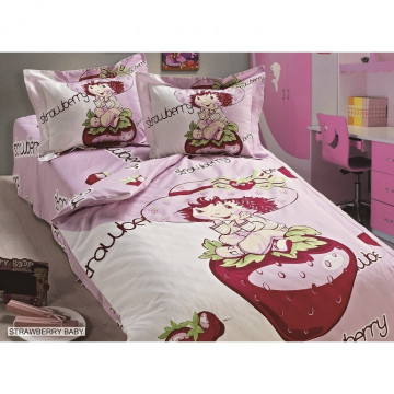 Купить - Arya Strawberry baby - Постельный комплект для новорожденных 