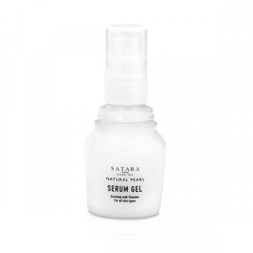 Купить - Satara Natural Pearl Serum Gel for Face&Eye - Сыворотка с витаминами для кожи лица и кожи вокруг глаз