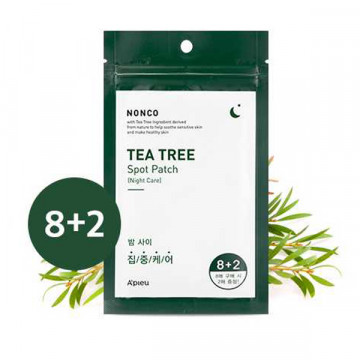 Купить - A'Pieu NonCo Tea Tree Spot Patch Night Care - Точечные патчи ночного действия с экстрактом чайного дерева