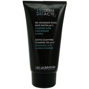 Купить - Academie Derm Acte Acne Gentle Soap-Free Foaming Gel - Нежный гель для умывания pH5