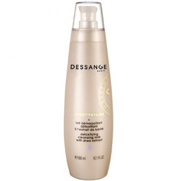 Купить - Dessange Sweet Feeling Lait Démaquillant Detoxifying à L'extrait De Karité - Детоксицирующее молочко для снятия макияжа с маслом масляного дерева