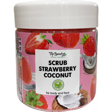 Купить - Top Beauty Scrub Strawberry Coconut - Скраб для тела и лица (клубника)