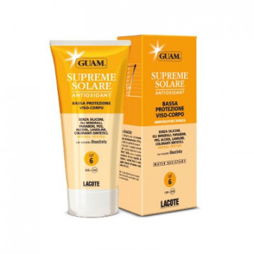 Купить - GUAM Supreme Solare Solare crema viso-corpo Bassa Protezione - Солнцезащитный спрей c антиоксидантным действием SPF6