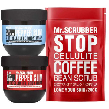 Купить - Mr.Scrubber Hot & Cold Anti-cellulite Set - Антицеллюлитный набор