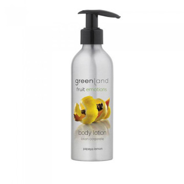 Купить - Greenland Body Lotion Papaya-Lemon With Pump - Лосьон для Тела Папайя-Лимон с Помпой