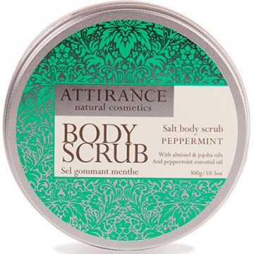 Купить - Attirance Peppermint Salt Body Scrub - Солевой скраб для тела Мята