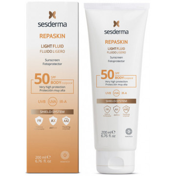 Купить - Sesderma Repaskin Light Fluid Body Sunscreen SPF50+ - Солнцезащитный флюид для тела