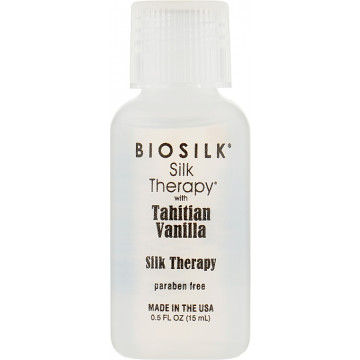 Купить - BioSilk Silk Therapy Tahitian Vanilla - Жидкий шелк для волос "Ваниль"