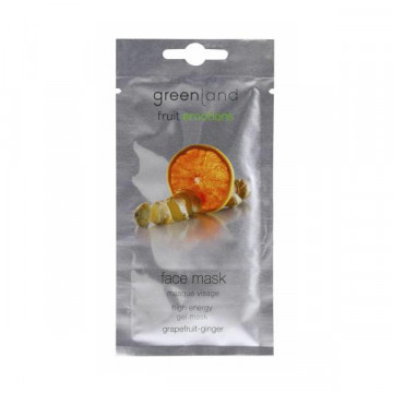 Купить - Greenland Fruit Emotions Face Mask Grapefruit-Ginger - Маска для лица увлажнающая и питательная Грейпфрут-Имбирь