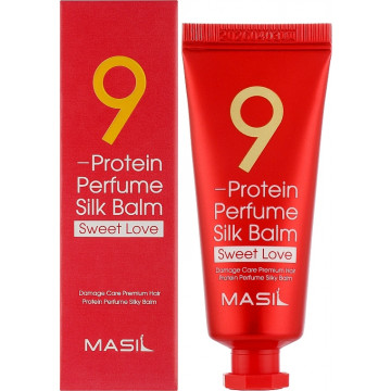 Купить - Masil 9 Protein Perfume Silk Balm Sweet Love - Несмываемый бальзам для волос с ароматом гибискуса и розы