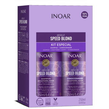Купить - Inoar Absolut Speed Blond - Набор "Идеальный блонд" после кератина-ботокса