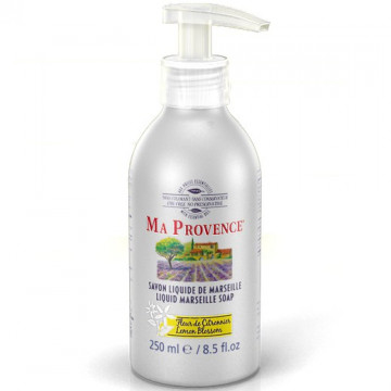 Купить - Ma Provence Savon Liquide Fleur de Citronnier - Жидкое Марсельское мыло с дозатором Цветок лимона Купить - Ma Provence Savon Liquide Fleur de Citronnier - Жидкое Марсельское мыло с дозатором Цветок лимона