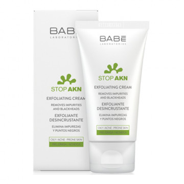 Купить - BABE Laboratorios Stop AKN Line Exfoliating Cream - Скраб для лица