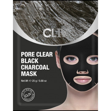 Купить - CLIV Pore Clear Black Charcoal Mask - Маска с черным углем для очищения пор от загрязнений