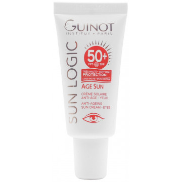 Купить - Guinot Age Sun Anti-Ageing Sun Cream Eyes SPF50+ - Антивозрастной крем от солнца для кожи вокруг глаз