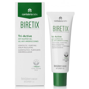 Купить - Cantabria Biretix Tri-Active Anti-Blemish Gel - Гель три-актив для кожи с акне