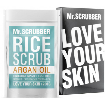 Купить - Mr.Scrubber Argan Oil Rice Scrub - Рисовый скраб для тела с аргановым маслом