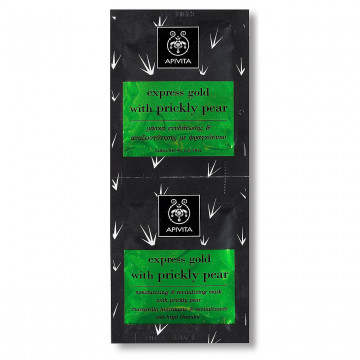 Купить - Apivita express gold moisturizing and revitalizing mask with prickly pear - Оздоравливающая и увлажняющая маска с опунцией
