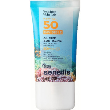Купить - Sensilis Matt gel Gel Oilfree SPF50+ - Фотозащитный матирующий гель для лица