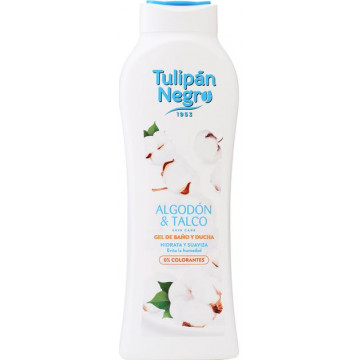 Купить - Tulipan Negro Shower Gel "Cotton and talc" - Гель для душа "Хлопок и тальк"