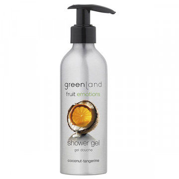 Купить - Greenland Fruit Emotions Shower Gel Coconut-Tangarine - Гель для душа с помпой Кокос-Мандарин